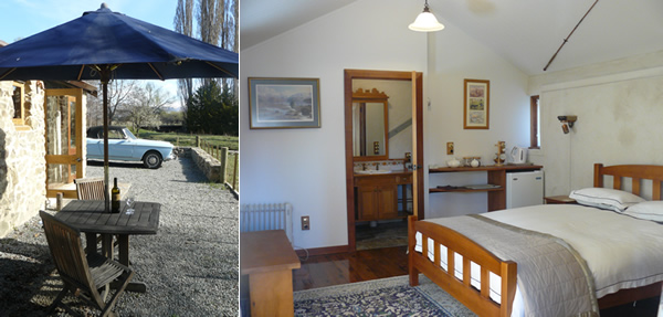 Enjoy a stay in our rustic and comfortable stone hut accommodation